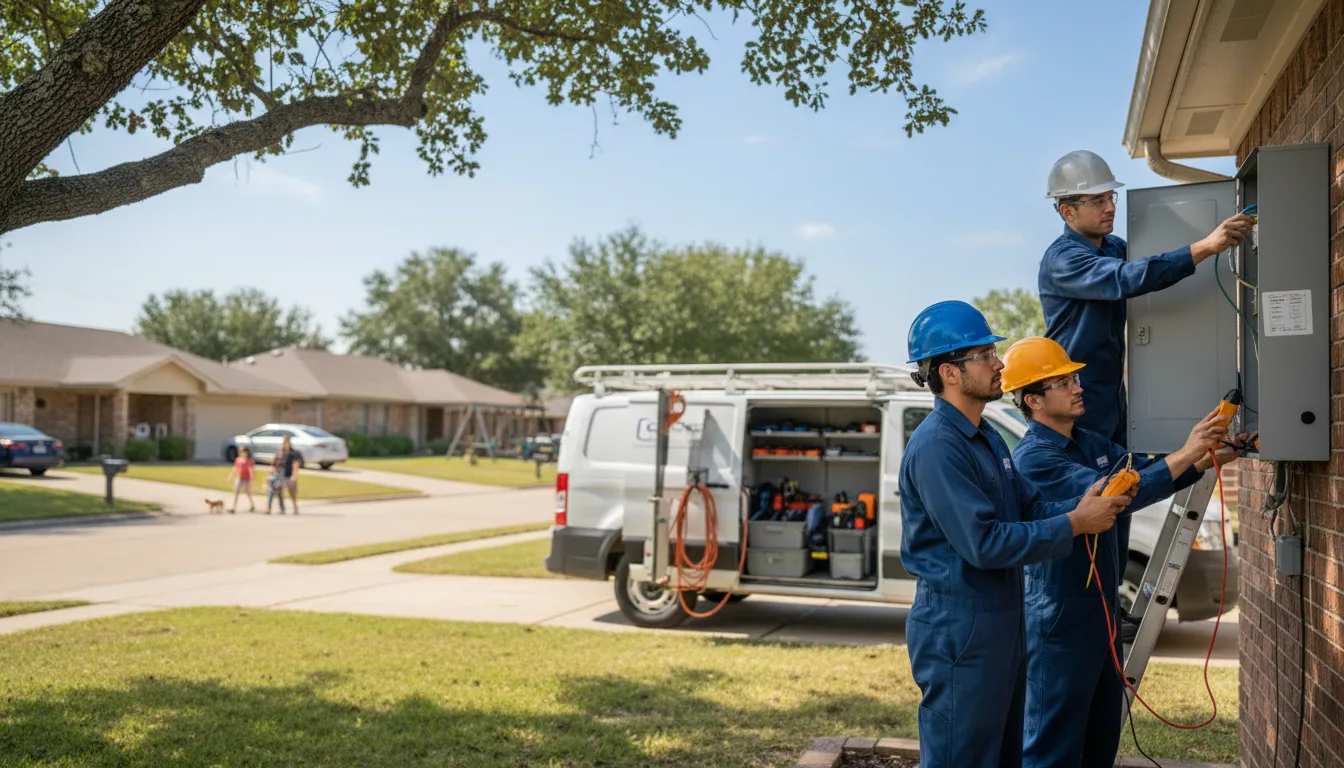Certified electrician providing emergency electrical services in Ellis, KS
